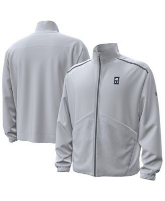 Under Armour Men's Gray Notre Dame Fighting Irish 2026 Sideline Unstoppable Woven Full-Zip Jacket