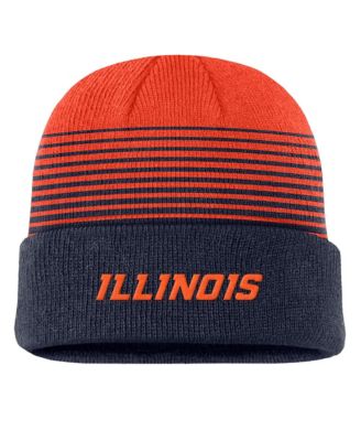 Men's Nike Navy/Orange Illinois Fighting Illini 2026 On-Field Gradient Terra Cuffed Knit Hat
