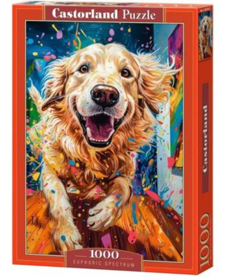 Castorland Euphoric Spectrum Golden Retriever 1000 Piece Jigsaw Puzzle, Ages 14+