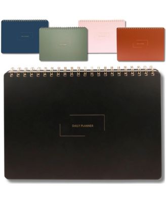 Black daily planner - landscape