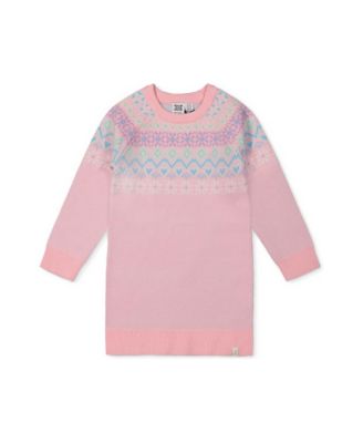 Deux par Deux Toddler Girls' 2T-5T Apres-Ski Fair Isle Knit Dress