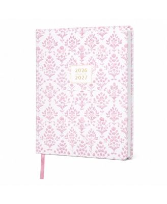 White pink floral 8x10