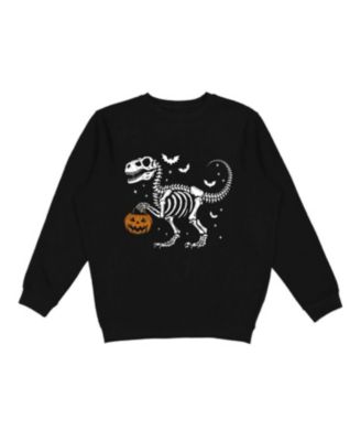 Sweet Wink Boys' 4-20 Dinosaur Skeleton Halloween Sweatshirt