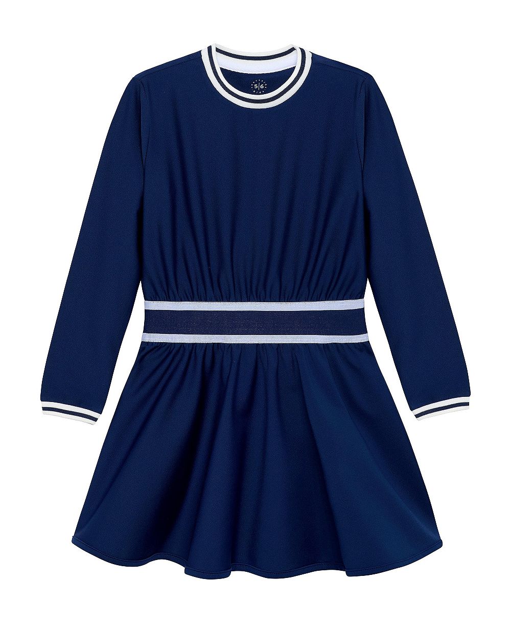 Courtside Kids Детское платье с длинным рукавом для девочек 2-16 лет Club Long Sleeve