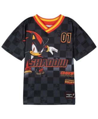 Sonic The Hedgehog Toddler Boys' 2T-5T V-Neck Mesh Short-Sleeve Soccer Jersey