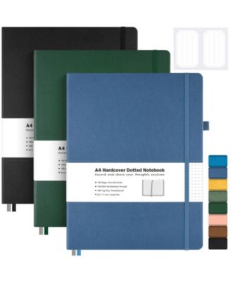 Black,green,navy a4 dotted