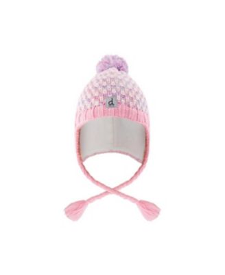 Deux par Deux Little and Big Girl 5-14 Winter Peruvian Knit Hat