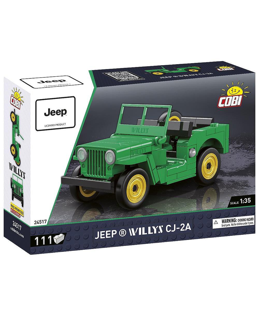 Конструктор COBI JEEP Willys CJ-2A, 111 деталей, для детей от 6 лет