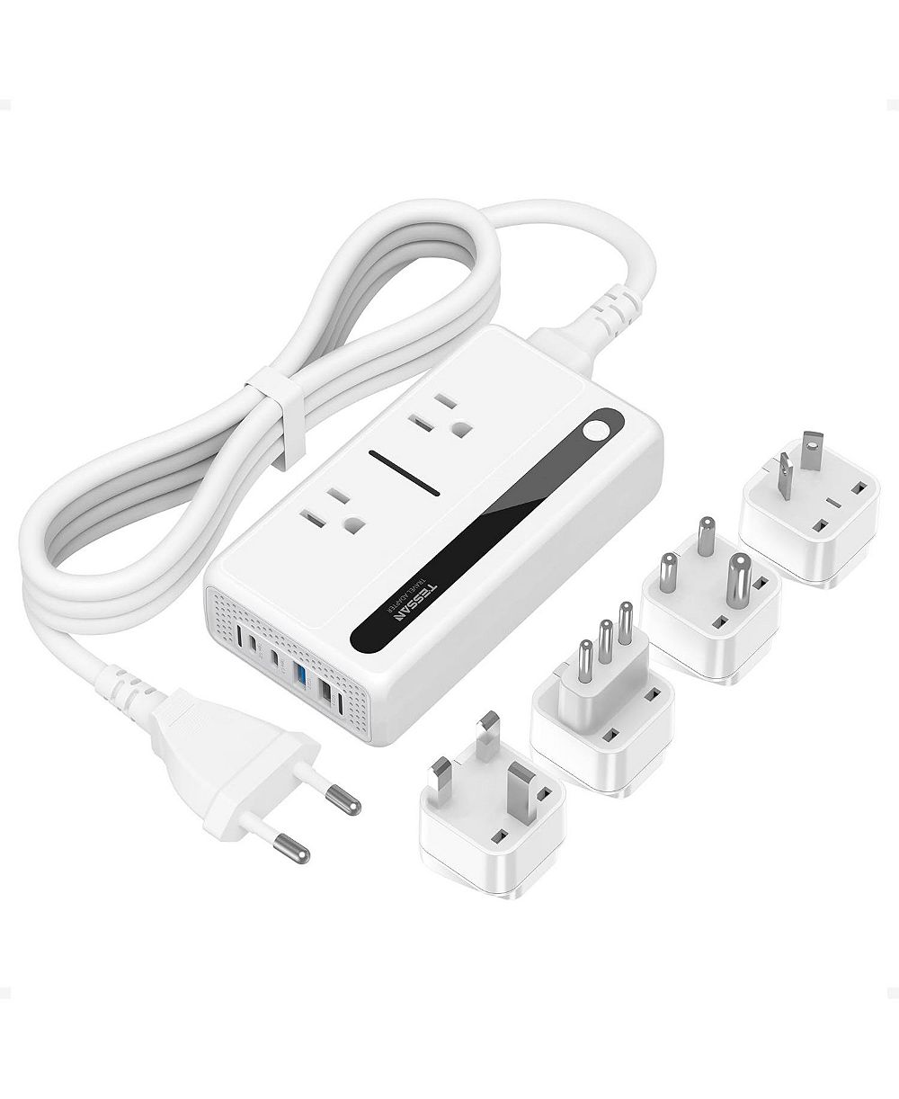 Преобразователь напряжения TESSAN 250W с 4 портами USB
