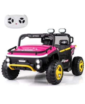 HONGGE 24V детский внедорожник UTV с дистанционным управлением на 2 места, грузоподъемность 88 фунтов, для детей 3-7 лет