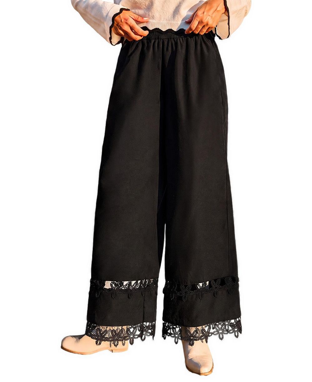 Cupshe Women's Beach House Wide-Leg Pull-On Crochet Pants