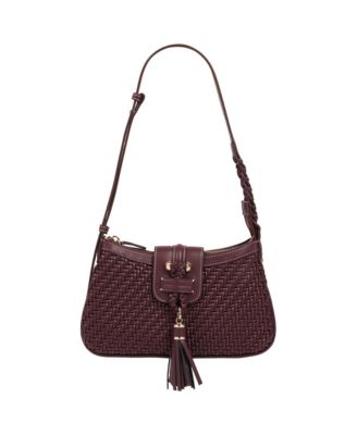 Tommy Bahama Tassel Tab Woven Shoulder Bag