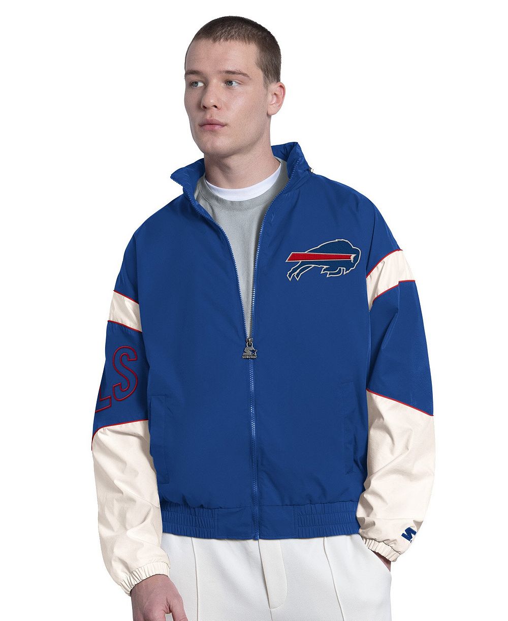 Starter Men's Royal Buffalo Bills The Gust Full-Zip Hooded Jacket