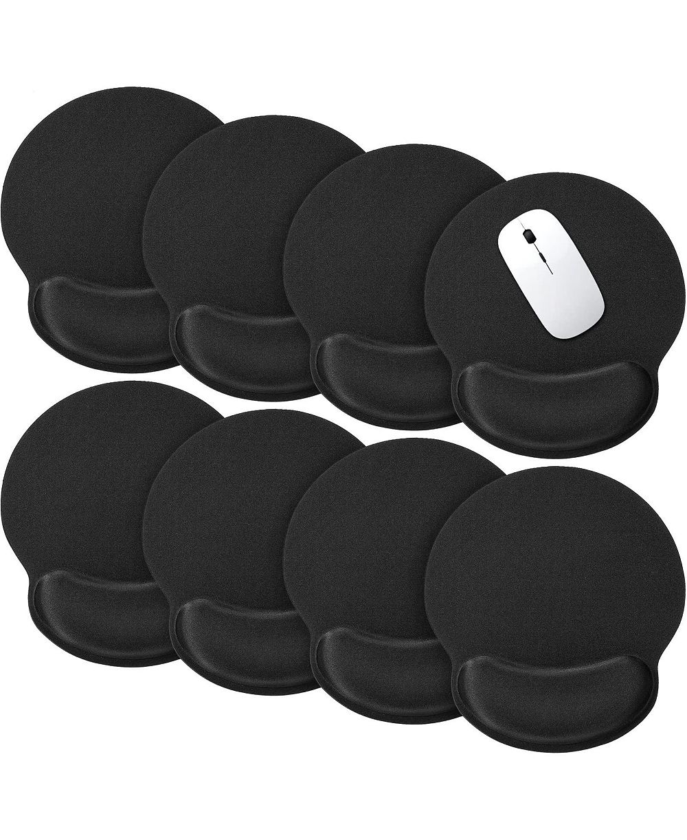 Lofree Ergonomic Gel Wrist Rest 8-Pack Mouse Pads, Compatible with Optical, Wireless, Mechanical, and Laser Mice