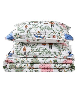 Linery & Co Nutcracker Christmas Quilt Set