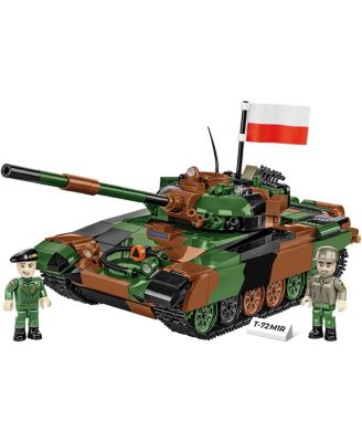 COBI Armed Forces T-72 M1R Movable Rotating Turret 724-Piece Building Set, Ages 9+