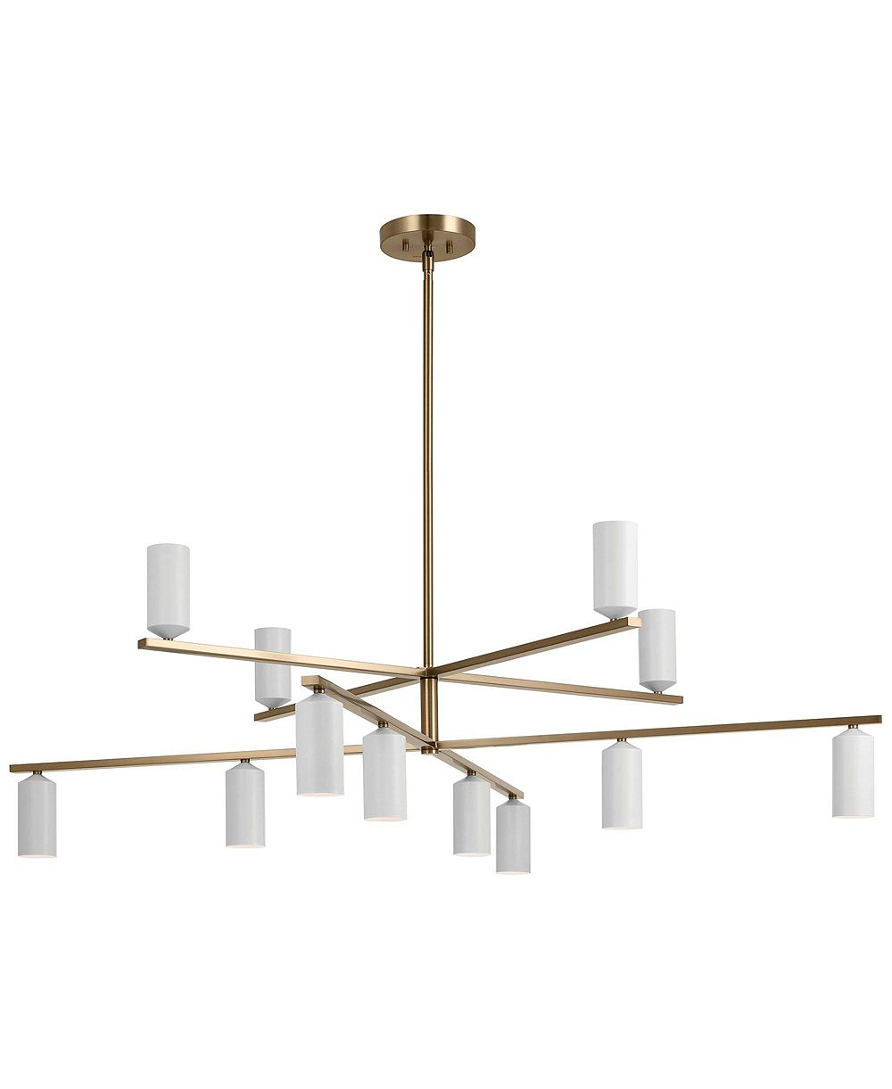 Люстра Kichler Gala 55 3/4" шириной, 12-световая