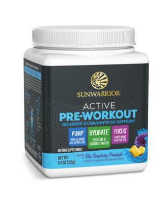 Sunwarrior порошок для предтренировочного комплекса Active, 315 г, без кофеина, без добавленного сахара
