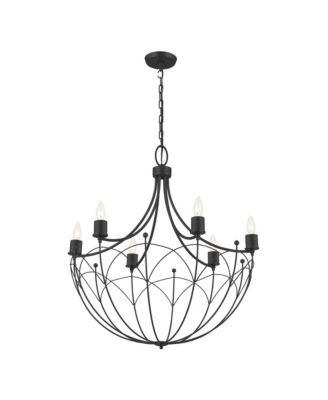 Kichler Topiary 28 1/4"W Textured 6-Light Chandelier