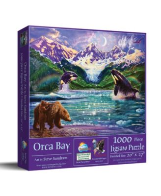 SunsOut Orca Bay 1000 Piece Interlocking Jigsaw Puzzle, Ages 15+