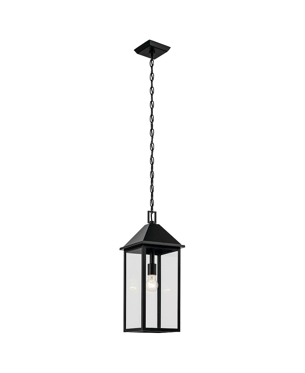 Kichler Prin 22 Inch 1 Light Outdoor Pendant with Clear Glass