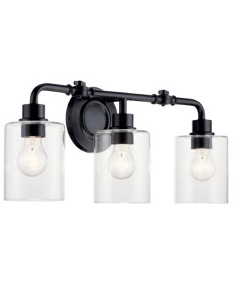 Kichler Gunnison 24" Wide 3-Light Bath Light with Clear Glass