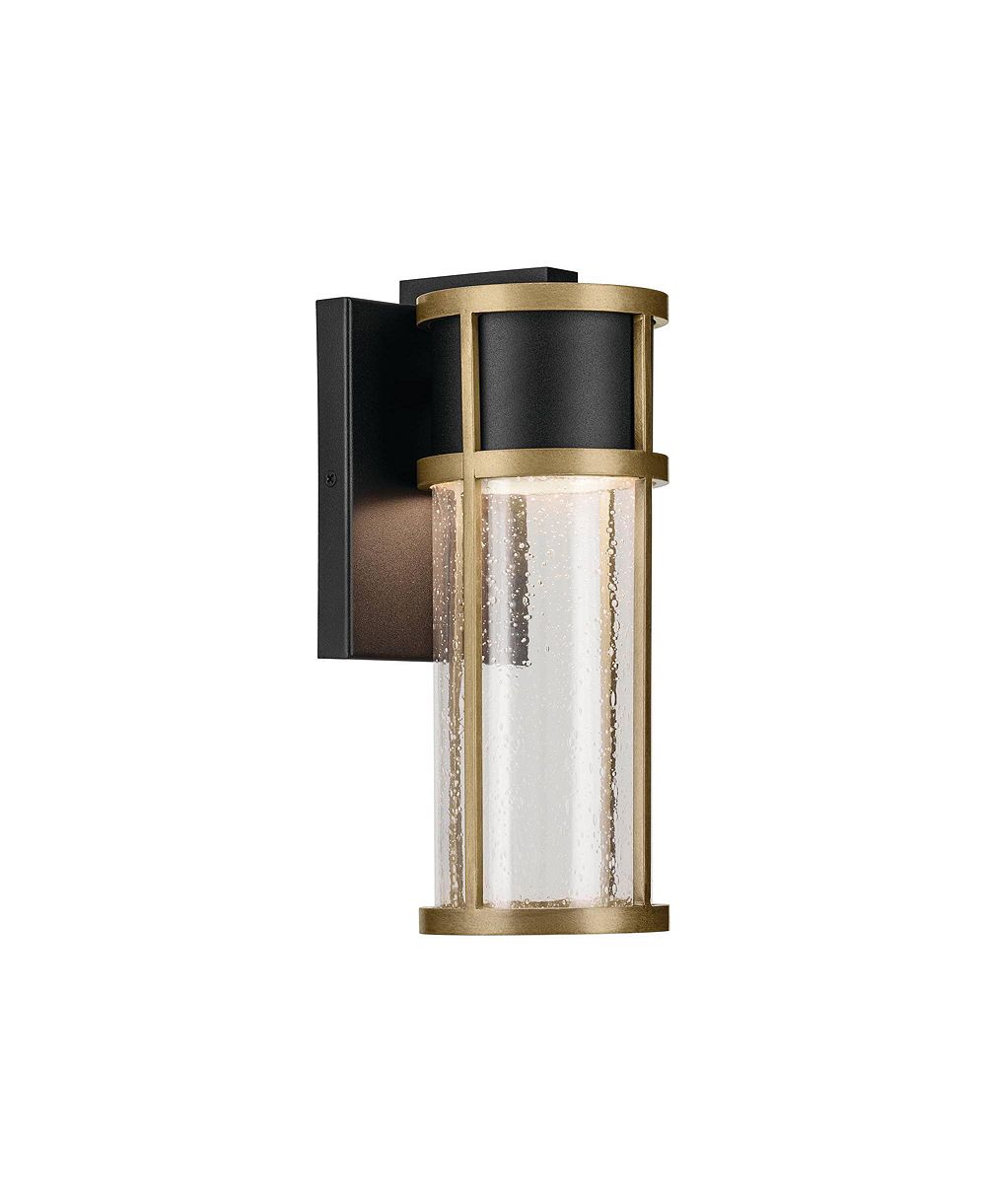 Kichler Camillo 12"H Brass LED Outdoor Wall Light