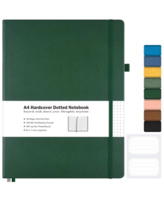 Green a4 dotted