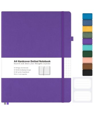 Purple a4 dotted