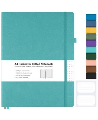 Teal a4 dotted