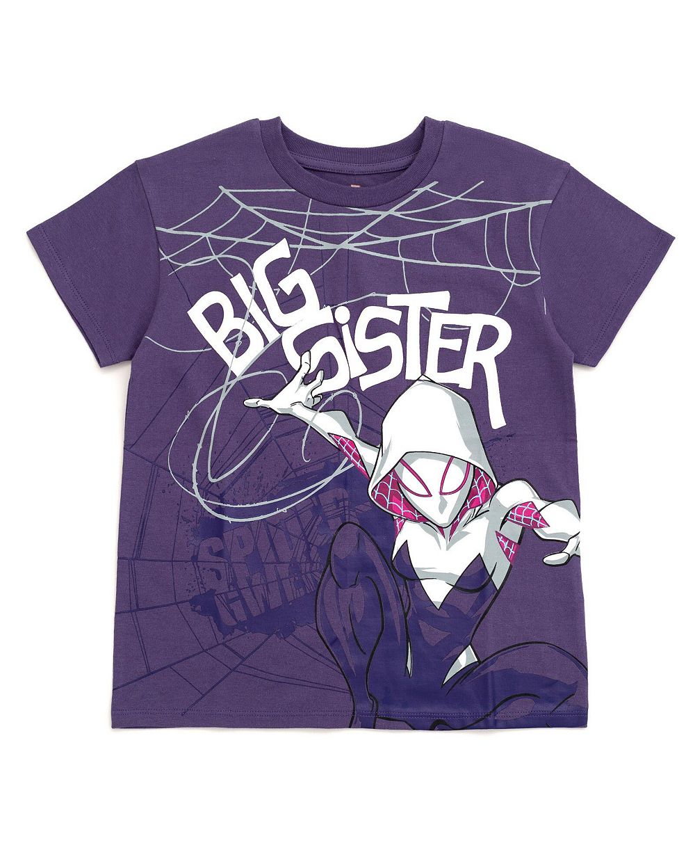 Spider-Verse¿ SpiderGwen футболка для девочек
