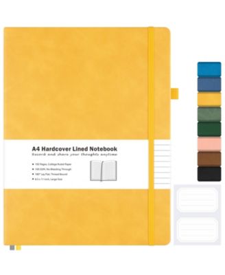 Yellow a4 college ruled