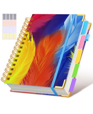 Colorful feather 6.2"x8.2"