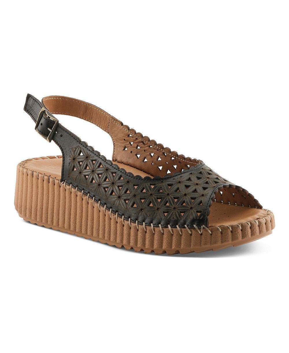 Spring Step Women's Rowyn Slingback Wedge with Cushioned Insole