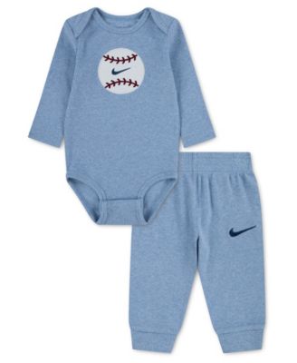 Комплект из 2 предметов Nike для мальчиков: боди с длинным рукавом и брюки Readyset Grow