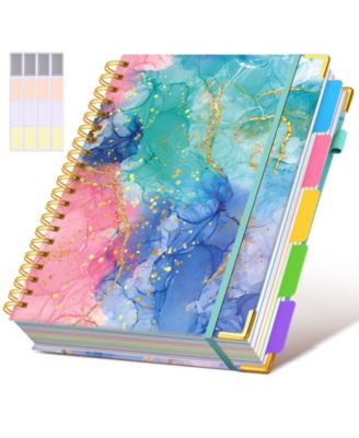 Pink blue marble a4 8.5" x 11")
