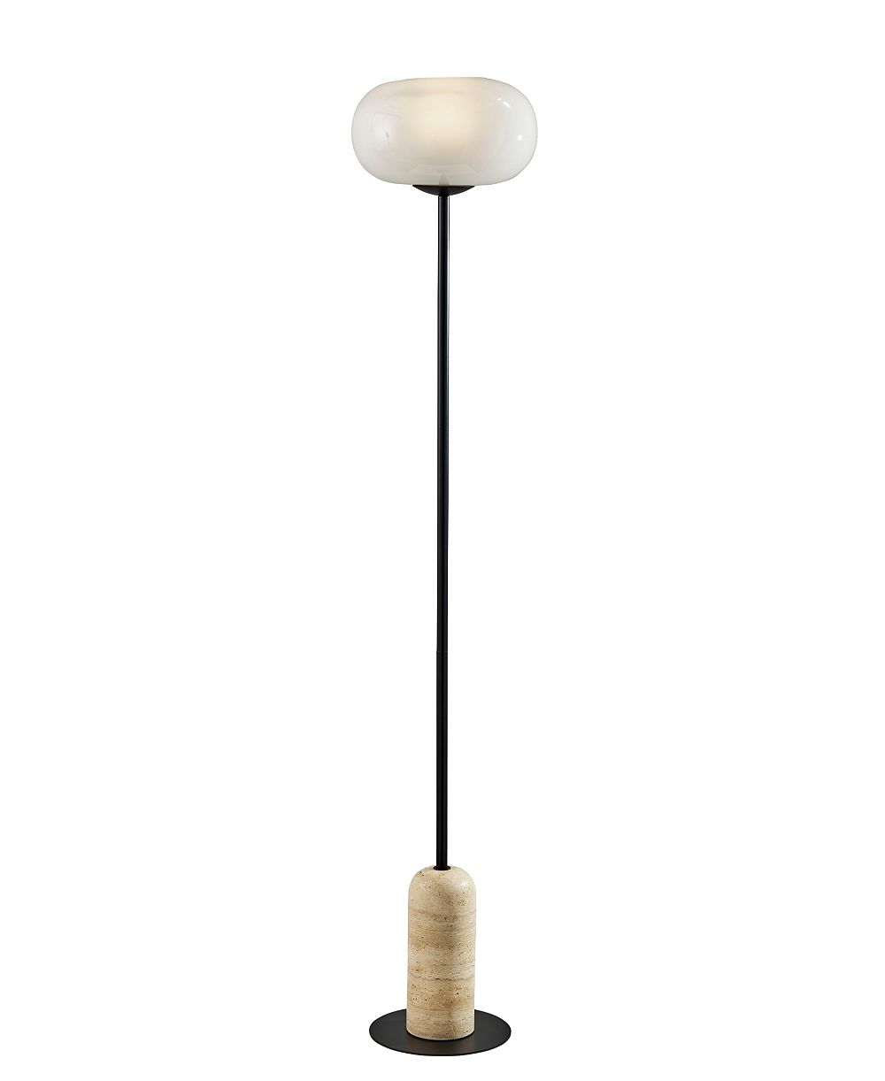 Adesso 62.5" каменный напольный светильник Byron