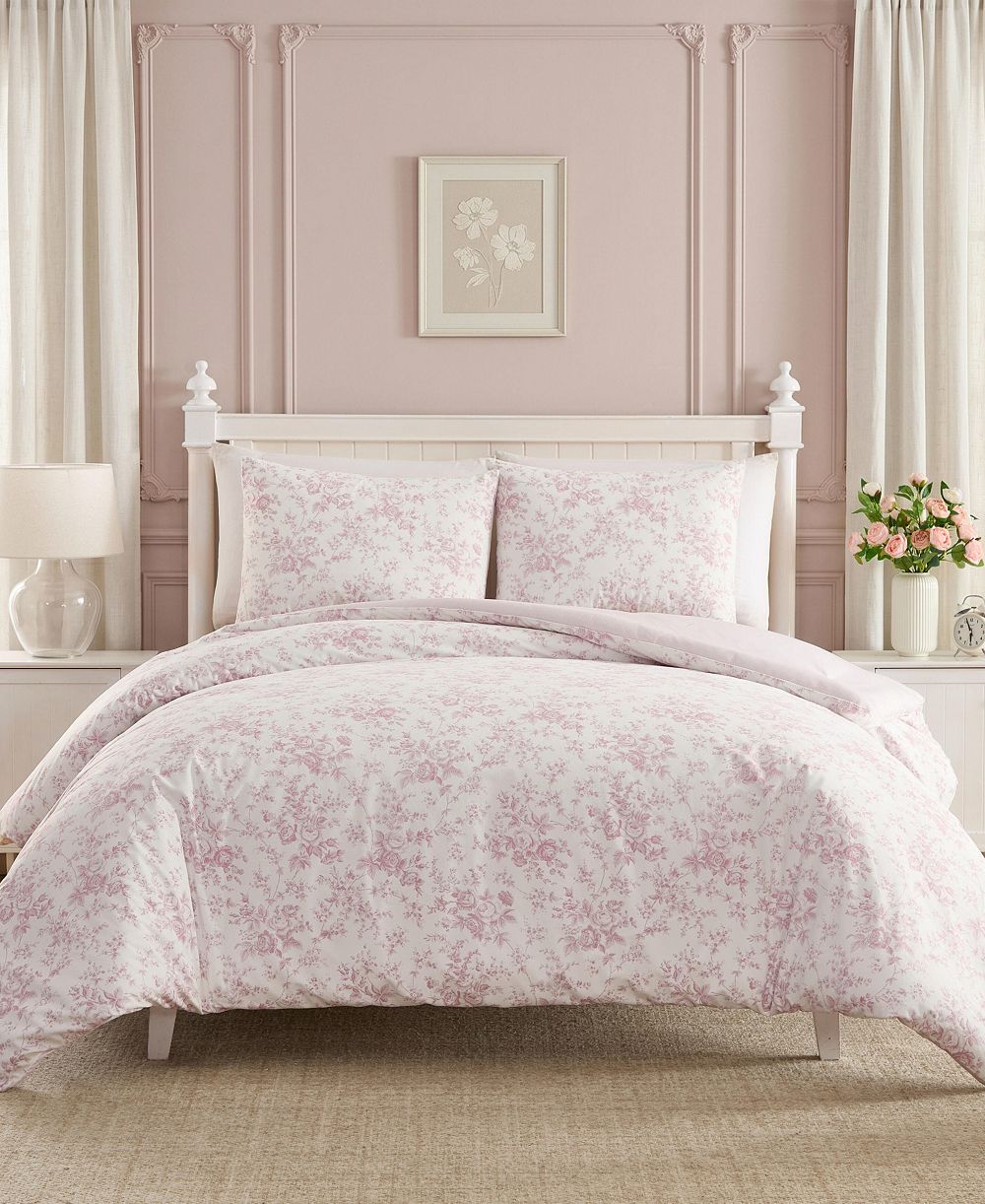 Laura Ashley Garden Toile бархатный комплект постельного белья 2 предмета, размер Twin