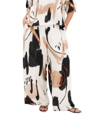 CITY CHIC Plus Size Alexi Wide-Leg High-Rise Pull-On Pants