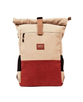 Beige and red