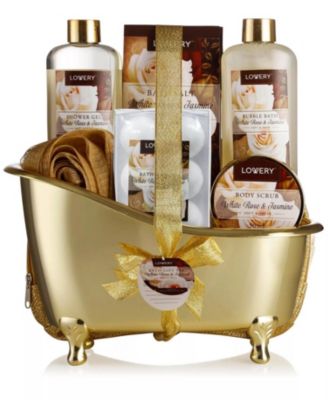 Lovery 8 Piece White Rose Jasmine Body Care Gift Set