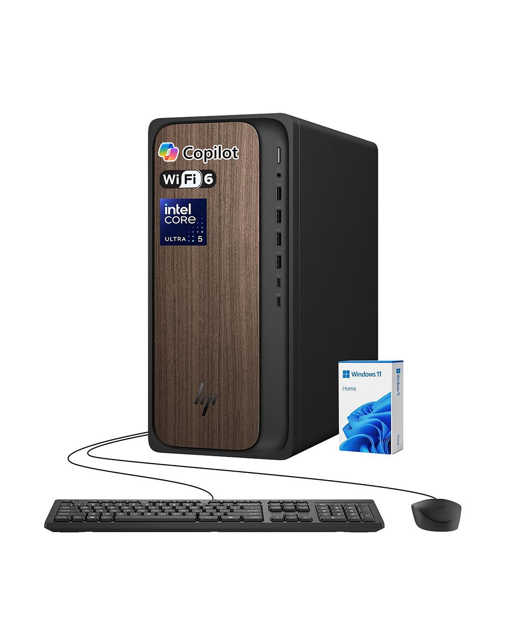 HP OmniDesk настольный компьютер башенного типа на Intel Core Ultra 5, 64 ГБ DDR5, 2 ТБ SSD, Windows 11 Home