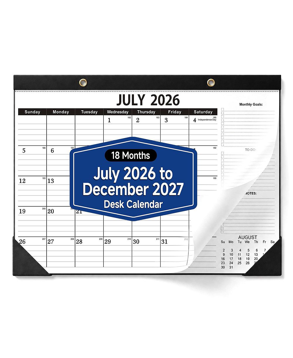 DANRONG 18 Month Desktop Wall Calendar Large Monthly Planner Thick Paper