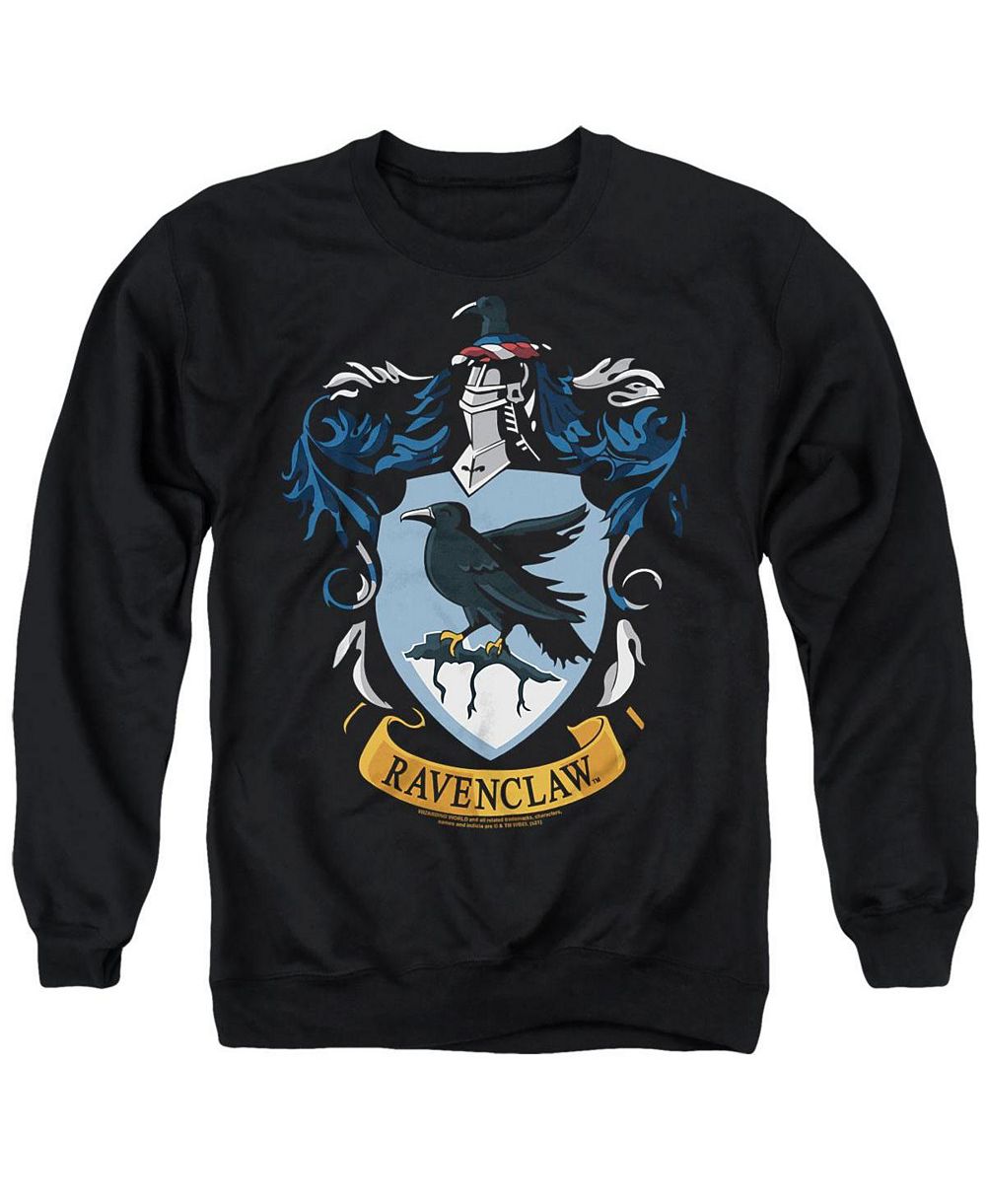 Harry Potter мужская толстовка с круглым вырезом и классическим кроем с графическим принтом герба Когтеврана