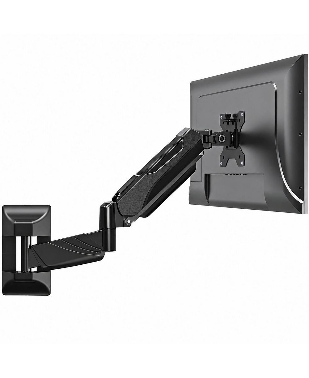 Lofree Adjustable Full-Motion Space-Saving Wall Mount Monitor Arm for 17"-43" Monitors