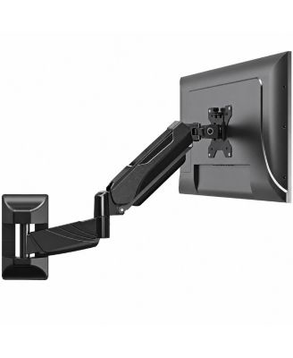 Lofree Adjustable Full-Motion Space-Saving Wall Mount Monitor Arm for 17"-43" Monitors