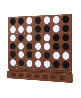 SUGIFT Wall-Mounted Jumbo 4-in-a-Row Game with Acrylic Discs