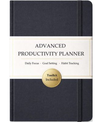 DANRONG Undated Daily Weekly Monthly Productivity Planner Time Blocking Goal Setting Habit Tracking