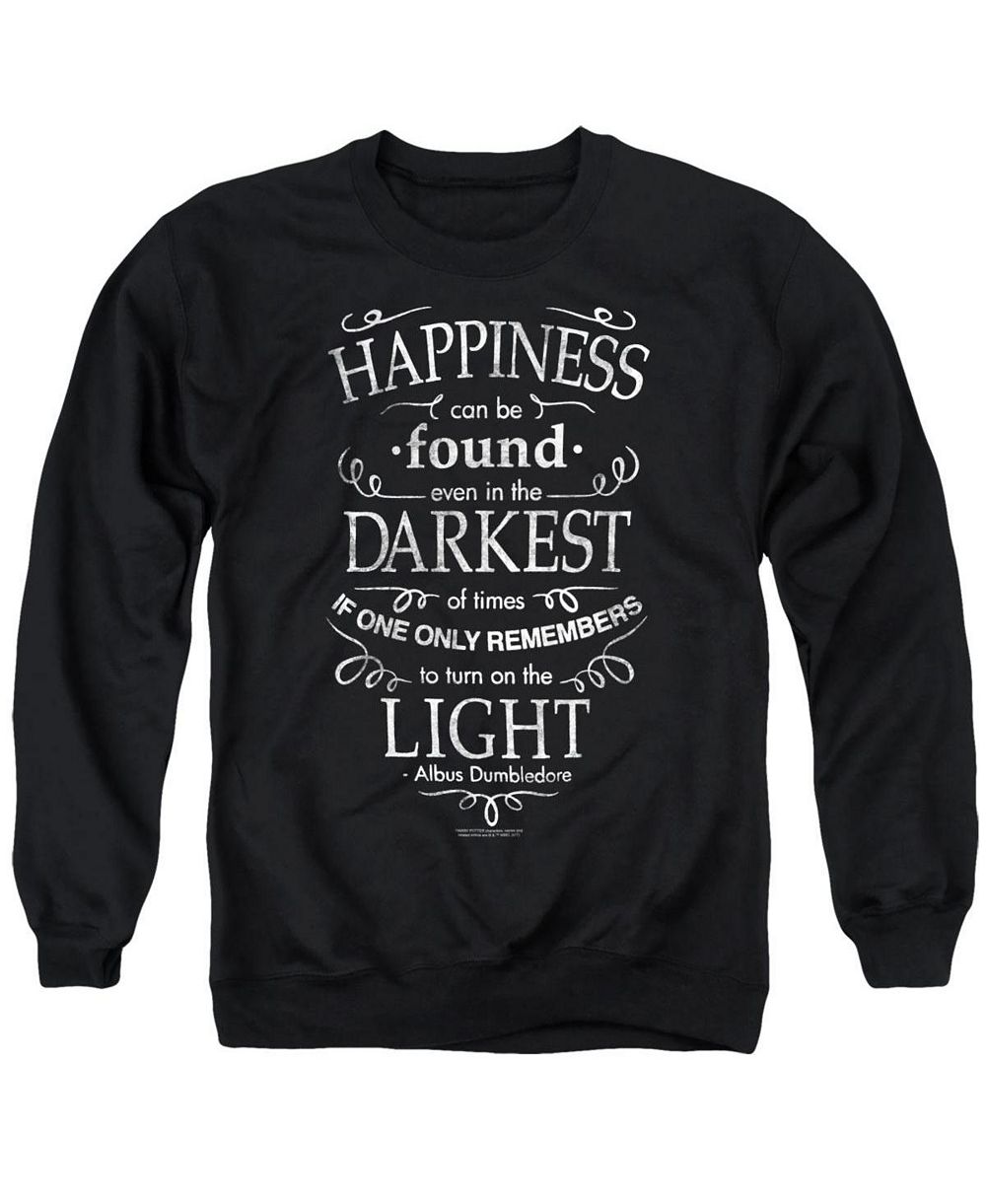 Мужская кофта Harry Potter с принтом Happiness классического кроя