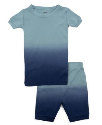 Leveret детская пижама из хлопка с коротким рукавом и шортами в технике тай-дай